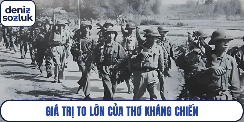 Giá trị to lớn của thơ kháng chiến