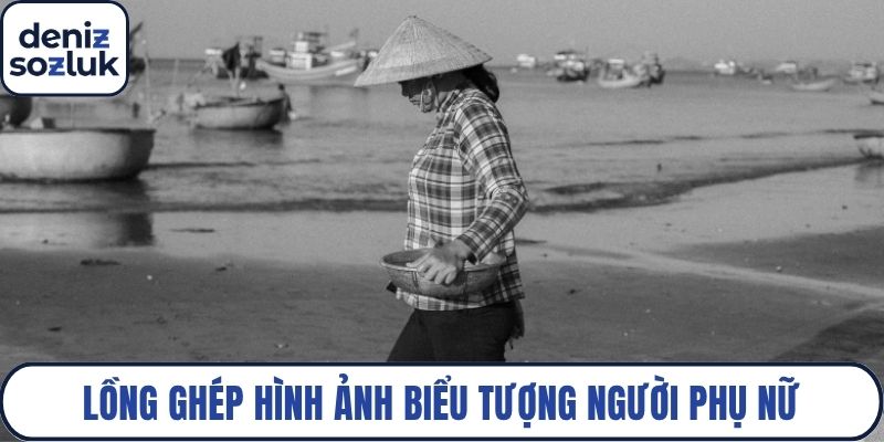 Lồng ghép hình ảnh biểu tượng người phụ nữ